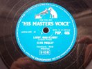 ELVIS PRESLEY 78 RPM LAWDY MISS CLAWDY / TRYIN' TO GET TO YOU UK HMV 408