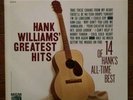 HANK WILLIAMS Greatest Hits 14 All-Time Best LP 1st MGM 3918 country vinyl 1961
