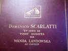 WANDA LANDOWSKA Grand Prix 1949 HARPSICHORD SCARLATTI SONATAS VOL 2 FRENCH HMV