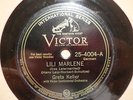 W War II GERMAN Soldier's Song LILI MARLEEN Greta Keller Lilli Marlene 78