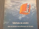 Fabrizio De André’Non Al Denaro Non All'Amore Nè Al Cielo’ ITALIAN PROG/FOLK LP