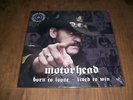 MOTORHEAD RARE LP COULEUR BORN TO LOOSE..... TIRAGE LIMITE