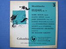 ANDY WARHOL COVER MENDELSSOHN ELIJAH VOL 3 COLUMBIA ML 4186 VINYL VG+ COVER EX