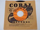 JOHNNY BURNETTE TRIO The Train Kept A-Rollin'/Honey Hush RARE 45 Coral 9-61719