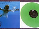 NIRVANA-NEVERMIND, 1991 MADE IN EU GEFFEN RECORD LABEL GLOBUS GREEN VINYL LP.