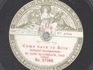 18g1.  John McCormack - Come Back to Erin & Killarney - Fonotipia 57560/57561