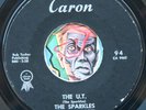 HEAR Sparkles 45 The U.T./He Can't Love You CARON garage rockabilly rocker teen