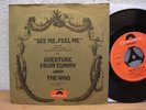 THE WHO - SEE ME, FEEL ME - OVERTURE FROM TOMMY - GERMAN 1st 1970 7'' RARE