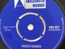 ERNEST JONES Private Number GLEN ADAMS Shes So Fine AMALGAMATED 837 1969 7” VG+