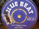 PRINCE BUSTER DON'T THROW STONES / PRINCE OF PEACE OG UK BLUE BEAT 7