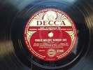 LOUIS ARMSTRONG PUBLIC MELODY NUMBER ONE EDGAR HAYES  78 RPM DECCA RECORD