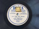 Rare LOUIS ARMSTRONG La Vie En Rose / C'est Si Bon  DECCA 27113  78 Sample Copy