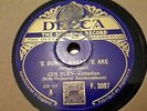 GUS ELEN 'E DUNNO WHERE 'E ARE & THE COSTERS MUVVER DECCA F3097