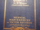 1928 Budapest String Quartet SCHUBERT DEATH & MAIDEN D Minor Violin Victor M-34