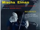Mischa Elman: Beethoven Violin Concerto Op. 61 - London LL 1257, lovely copy