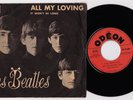 RARE  FRENCH SP JUKE BOX  P/S  BEATLES   ALL MY LOVING  + 1    ODEON  SO 10 100