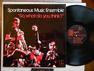 Spontaneous Music Ensemble So, what do you think? w.J.Stevens-T.Watts Tangent