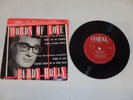 BUDDY HOLLY Words Of Love- RARE Australia OZ 7