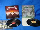 2 METALLICA Vinyl LP MASTER OF PUPPETS and METALLICA CREEPING DEATH