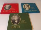 Time-Life Great Men of Music - Bach, Beethoven, Tchaikovsky 4 Record Sets w Book