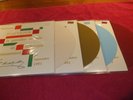 LA SÉRIE DES 4 vinyles DE COULEUR . maxi 45T  Johnny Hallyday