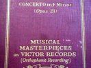 1931 ARTHUR RUBINSTEIN Piano CHOPIN Concerto No 2 F minor  Barbirolli M-110 78