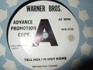 IKE AND TINA TURNER - TELL HER I,M NOT HOME/FINGER POPPIN UK PROMO SINGLE EX.