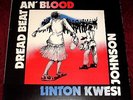 LINTON KWESI JOHNSON..DREAD BEAT AN BLOODY..VINYL LP EX VIRGIN 1978 VX 1002