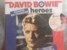 45 Tours Bleu David Bowie Chante En Francais Heroes ??rare