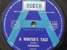 GENESIS - A WINTER'S TALE -  ORIGINAL OZ 'A' LABEL PROMO DECCA 45 1968