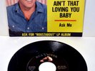 MUST SEE  NM Disc Elvis Presley Ask Me Aint That Loving You Baby 45+Pic Sleeve