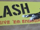 THE CLASH UNIQUELY DESIGNED 'GIVE 'EM ENOUGH ROPE' BANNER STYLE POSTER