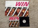 Win - uh tears baby LP UK 1987 London orig + LARGE POSTER + STICKER