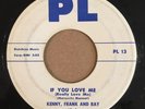 KENNY, FRANK AND RAY - IF YOU LOVE ME / WHY WAS I BORN - DOO WOP - RARE - HEAR