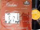 BRAHMS Violinsonaten Nr. 2 & 3 - RICCI - KATCHEN - NM- - Decca LXT 5270