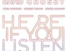 David Crosby: Here If You Listen LP VINYL