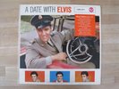 ELVIS PRESLEY - A DATE WITH ELVIS GERMAN LP LPM-2011 WITH RADIOGRAM  GERMAN LP