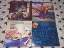 4 x MARILLION LPs (Fugazi, Script for a jesters tear, Holidays in eden, +1) VG++