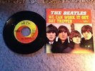 Vintage Beatles 45 Record We Can Work It Out/ Day Tripper Pictur Sleeve VG+/ NRM
