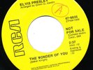 Elvis Presley 45 PROMO YELLOW LABEL 47-9835 The Wonder Of You MAMA LIKED ROSES