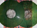 SLAYER, HELL AWAITS IN LOS ANGELES 1985,180 G MARBLED GREEN VINYL, 2 LP # 88/100