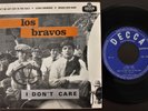 LOS BRAVOS EP MADE IN PORTUGAL 45 PS 7 *I DON´T CARE* DECCA 60s