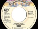 KISS -Rocket Ride / Tomorrow And Tonight- 1977 CANADIAN Casablanca 45  CANADA