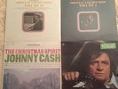 4 JOHNNY CASH LPs GOLDEN HITS VOL 1 & 2 SEALED  & RAMBLER & CHRISTMAS SPIRIT EX