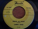 Jump Blues, Larry Dale, Feelin All Right, Herald # 463, vg