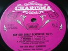 Van Der Graaf Generator 68-71 Charisma Scroll label 1U1U B&C credit Hammill 1972