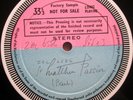 2 x DECCA TEST PRESSINGS - Bach St Matthew Passion SET 288-91 (?)