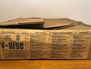 Vintage V-Disc War Department Empty Box Very Rare  Duke Ellington Bing Crosby LP