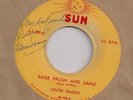 LOUISE MASSEY : Sage Brush and Sand (SUN 45-105) Early Female Country 45 LISTEN