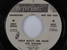 Mod Popcorn 45 NANCY SINATRA These Boots Are Made For Walkin' REPRISE promo HEAR
